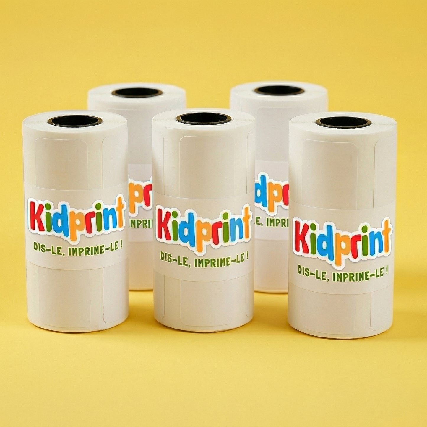 Recharges KidPrint — Pack 5 rouleaux (700 stickers)
